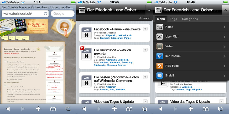 vorher und nachher - derfriedri.ch auf dem iPhone