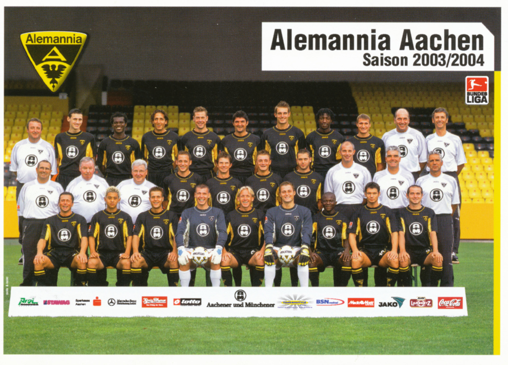 Mannschaft_2003-2004_Postkarte