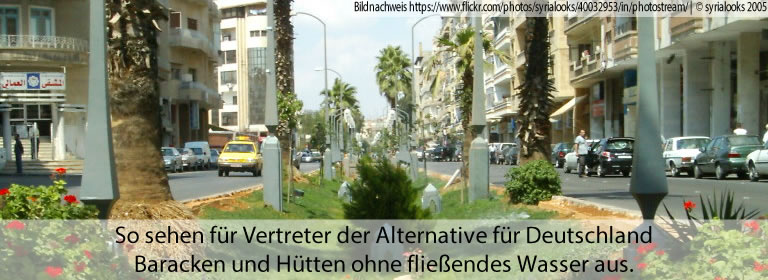 AfD-syrien-baracken-hütten-ohne-wasser