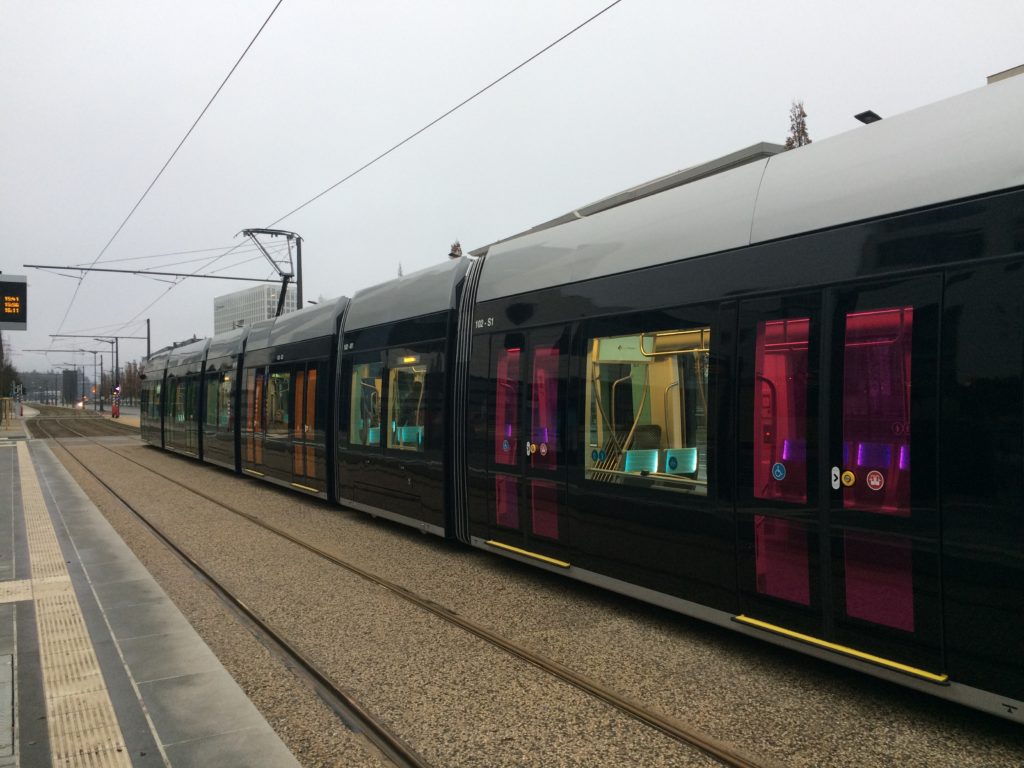 Tram / Straßenbahn in Luxemburg
