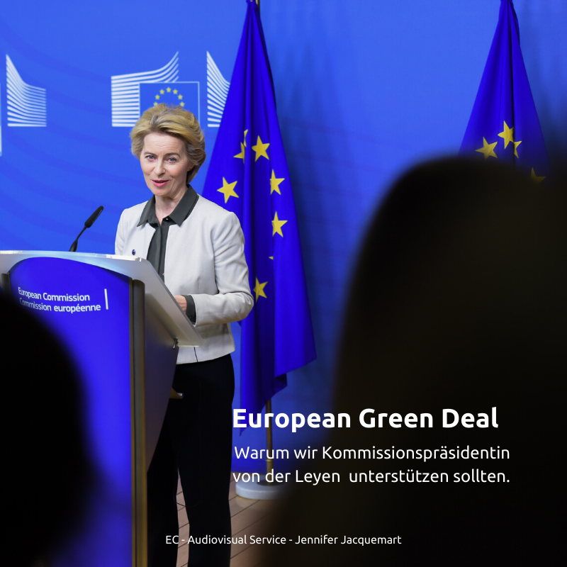 von der leyen green new Deal Europa Volt Friedrich Jeschke derFriedri.ch